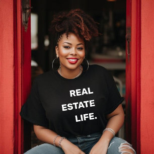 VASTGOEDLEVEN. makelaarsmarketing T-shirt