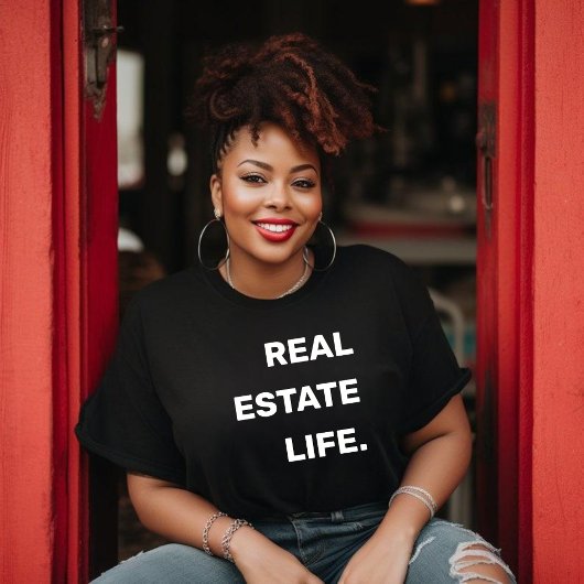 VASTGOEDLEVEN. makelaarsmarketing T-shirt