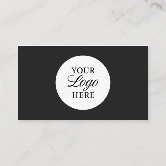 Vastgoedmakelaar Black White Logo QR Code Modern Visitekaartje (Achterkant)