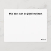 Vastgoedmakelaar  briefkaart (Achterkant)