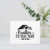 vastgoedmakelaar-Briefkaart Briefkaart (Staand voorkant)