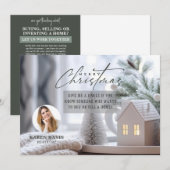 Vastgoedmakelaar Christmas Holiday Briefkaart (Voorkant / Achterkant)