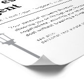 Vastgoedmakelaar Funny Definition Wall Decor Poster (Hoek)