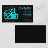 Vastgoedmakelaar hypotheek aangepaste visitekaartj visitekaartje (Voorkant / Achterkant)