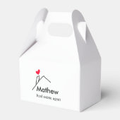 Vastgoedmakelaar makelaar bouw huis inaugu bedankdoosjes (Voorkant Zijde)