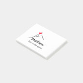 Vastgoedmakelaar makelaar bouw huis inaugu post-it® notes (Schuin)