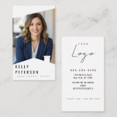 Vastgoedmakelaar Minimalistisch Visitekaartje (Voorkant / Achterkant)