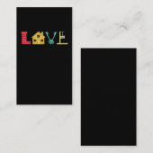 Vastgoedmakelaar onroerend goed van de agent van o visitekaartje (Voorkant / Achterkant)