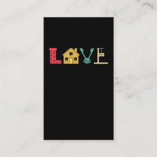 Vastgoedmakelaar onroerend goed van de agent van o visitekaartje