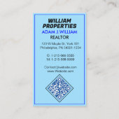 Vastgoedmakelaar QR Visitekaartje voor Realtors (Achterkant)