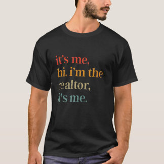 Vastgoedmakelaar Retro Ik ben de makelaar T-shirt