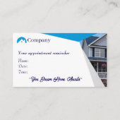 Vastgoedmakelaar Visitekaartjes 48 Pack of 100 (Achterkant)