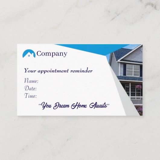 Vastgoedmakelaar Visitekaartjes 48 Pack of 100 (Achterkant)