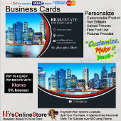 Vastgoedmakelaar Visitekaartjes 49 Pack of 100