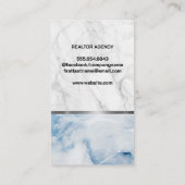 Vastgoedmakelaar voor het huis visitekaartje (Achterkant)