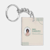 Vastgoedmakelaar Zand Sleutelhanger (Voorkant Links)
