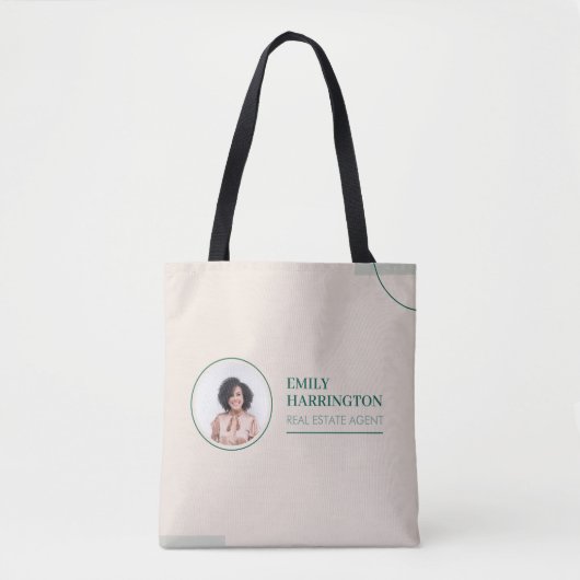 Vastgoedmakelaar Zand Tote Bag (Voorkant)