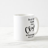 vastgoedmakelaars hebben behoefte aan sluiting ope koffiemok (Voorkant rechts)