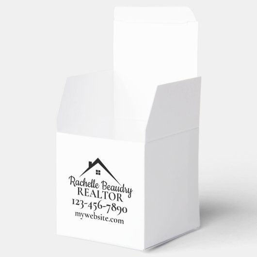 Vastgoedmarketing Aangepaste Makelaar Bedankdoosjes (Geopend)