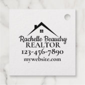 Vastgoedmarketing Custom Realtor Bedankjes Labels (Achterkant)