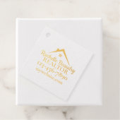Vastgoedmarketing Custom Realtor Bedankjes Labels (Met doos)