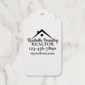 Vastgoedmarketing Custom Realtor Cadeaulabels (Achterkant)
