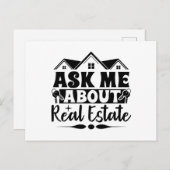 Vastgoedmarketing Real Estate Briefkaart (Voorkant / Achterkant)