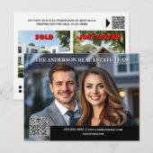 Vastgoedmarkt leidt tot het genereren van marktupd briefkaart (Voorkant / Achterkant)