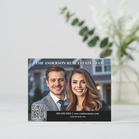 Vastgoedmarkt leidt tot het genereren van marktupd briefkaart (Staand voorkant)