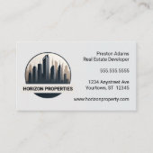 Vastgoedontwikkelaar Agent Management Visitekaartje (Voorkant)