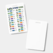 Vastgoedreferentie, Realtor studiehulp Badge (Voor- en achterkant)