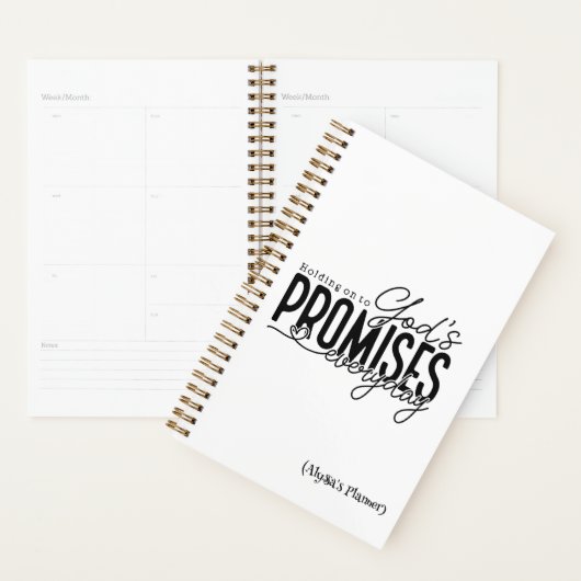 "Vasthouden aan Gods beloften" Christelijk IVF Planner (Display)