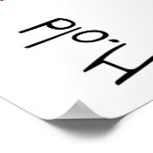 Vasthouden op het einde van de pijn poster (Hoek)