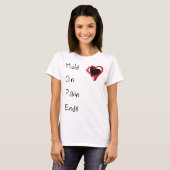 Vasthouden op het einde van de pijn t-shirt (Voorkant volledig)