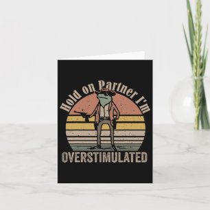 Vasthouden Partner Ik ben overgestimuleerd Cowboy  Kaart
