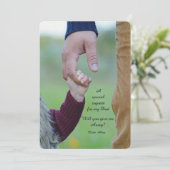 Vasthouden Vader Verzoekkaart (Staand voorkant)