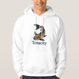 Vasthoudendheid – Japanse Koi-symbool van Volhardi Hoodie