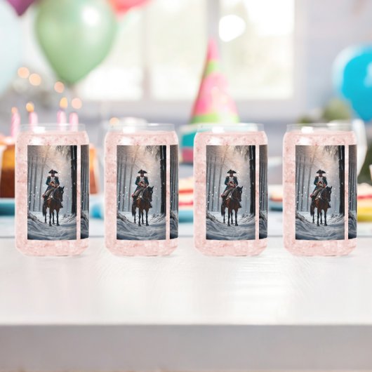 Vasthoudendheid _van_ Napoleon's _Troepen Blikvorm Glas (Insitu (Verjaardag))