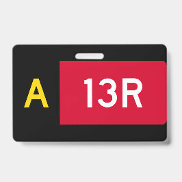 Vasthoudpunt bord A13R Badge