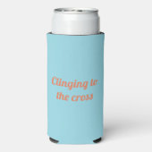 Vastklampen aan de cross koelbox seltzer blikjeskoeler (Seltzer Achterkant)