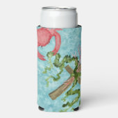 Vastklampen aan de cross koelbox seltzer blikjeskoeler (Seltzer Voorkant)