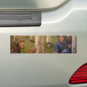 Vastleggen en vrijgeven bumpersticker (Op auto)
