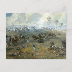 Vastleggen van de batterij van Rickett - 1964 Briefkaart