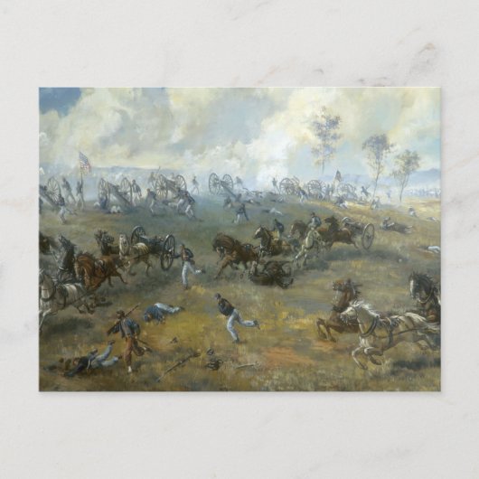 Vastleggen van de batterij van Rickett - 1964 Briefkaart (Voorkant)