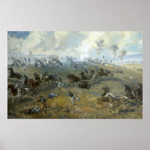 Vastleggen van de batterij van Rickett - 1964 Poster