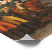 Vastleggen van de hessians in Trenton - John Trumb Poster (Hoek)