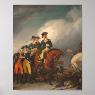 Vastleggen van de hessians in Trenton - John Trumb Poster