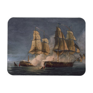Vastleggen van de Thetis door HMS Amethyst, 10 nov Magneet