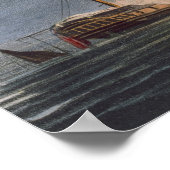 Vastleggen van de Thetis door HMS Amethyst, 10 nov Poster (Hoek)