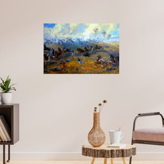 Vastleggen van Ricketts' batterij Sidney E. King 1 Poster (Woonkamer 3)